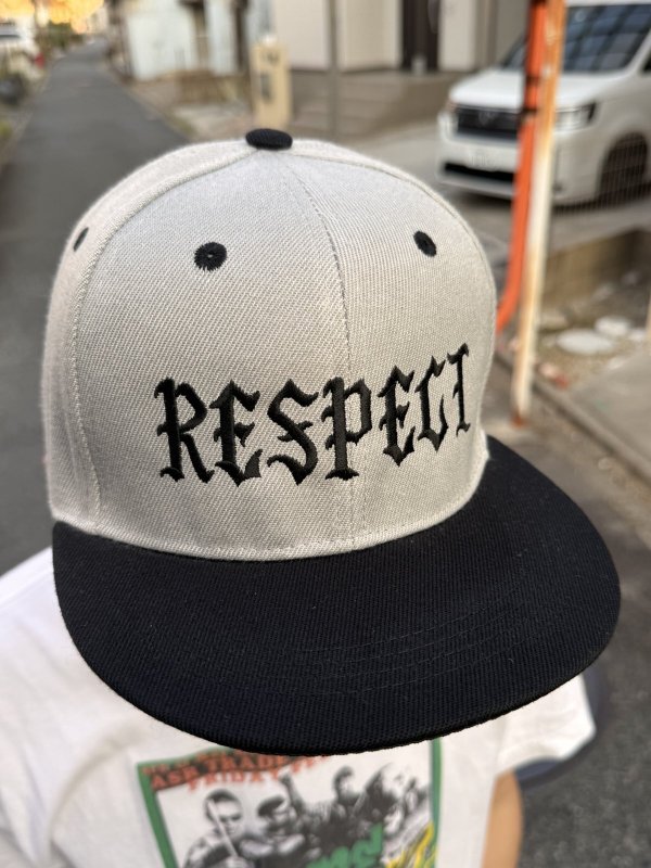 画像12: FUCKIN' MELLOW / RESPECT Artwork by WACKY  スナップバックキャップ グレー/ブラック (12)