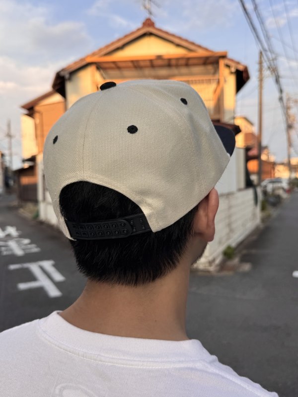 画像12: FUCKIN' MELLOW CLOTHING x PICTURE MOUSE / スナップバックキャップ カーキ/ブラック (12)