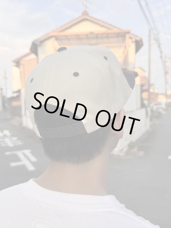 画像12: FUCKIN' MELLOW CLOTHING x PICTURE MOUSE / スナップバックキャップ カーキ/ブラック (12)