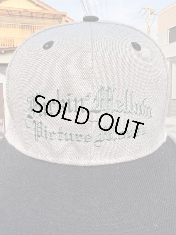 画像9: FUCKIN' MELLOW CLOTHING x PICTURE MOUSE / スナップバックキャップ グレー/グリーン (9)