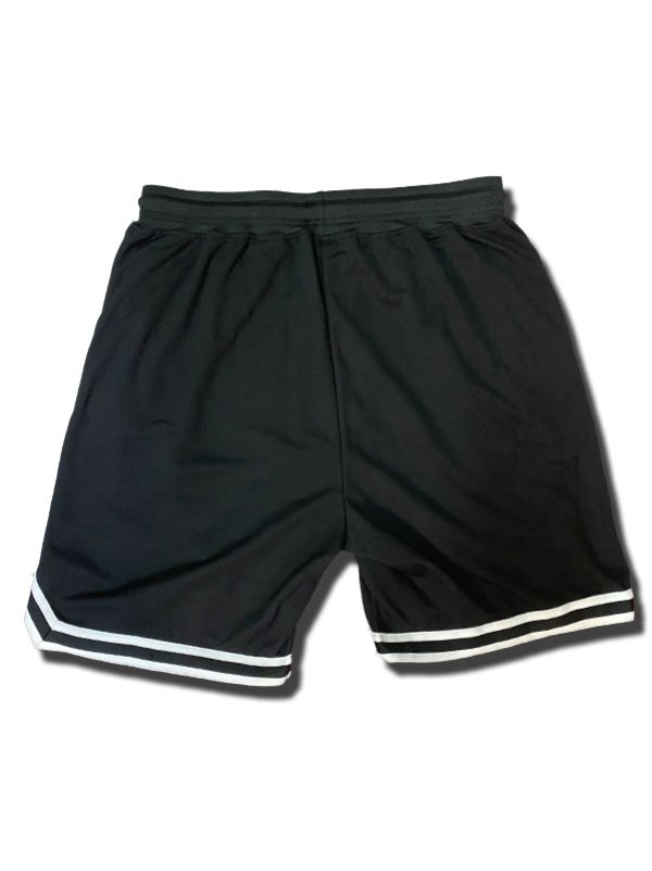 画像18: 送料無料 FUCKIN' MELLOW CLOTHING / Long Beach Posse artwork by PICTURE MOUSE バスケショーツ ブラック (18)