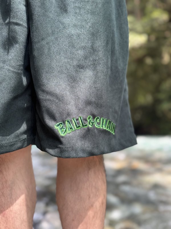 画像4: 送料無料 FUCKIN' MELLOW CLOTHING / "Hula Logo" designed by LOWHIDE コーデュロイ イージーショーツ ダークグリーン (4)