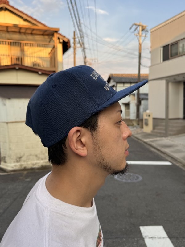 画像13: FUCKIN' MELLOW CLOTHING / Long Beach Posse スナップバックキャップ ネイビー/グレー (13)