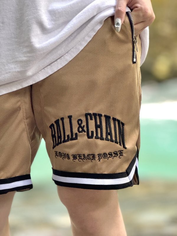 画像12: 送料無料 FUCKIN' MELLOW CLOTHING / Long Beach Posse artwork by PICTURE MOUSE バスケショーツ カーキ (12)