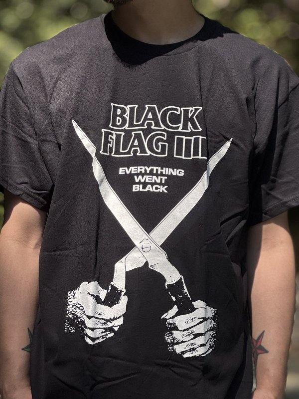 画像4: BLACK FLAG / Everything Went Black Tシャツ ブラック  SST Records Official (4)