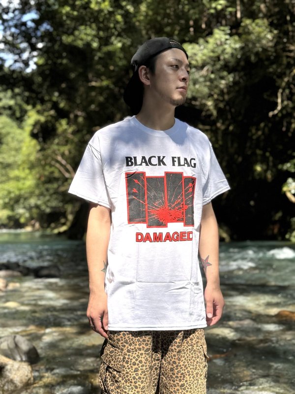 画像2: BLACK FLAG / Damaged Tシャツ ホワイト SST Records Official (2)