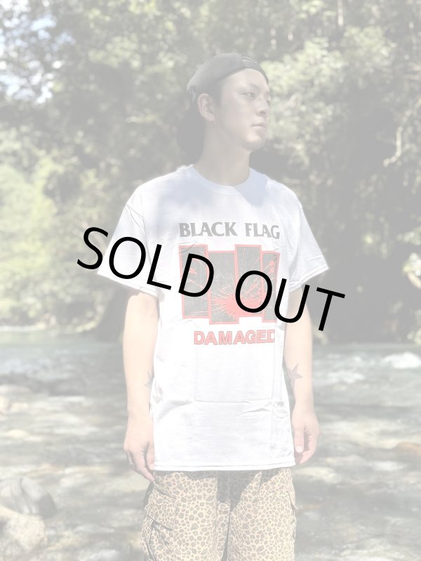 画像3: 1000円OFF Mサイズラスト1枚で終了 BLACK FLAG / Damaged Tシャツ ホワイト SST Records Official (3)