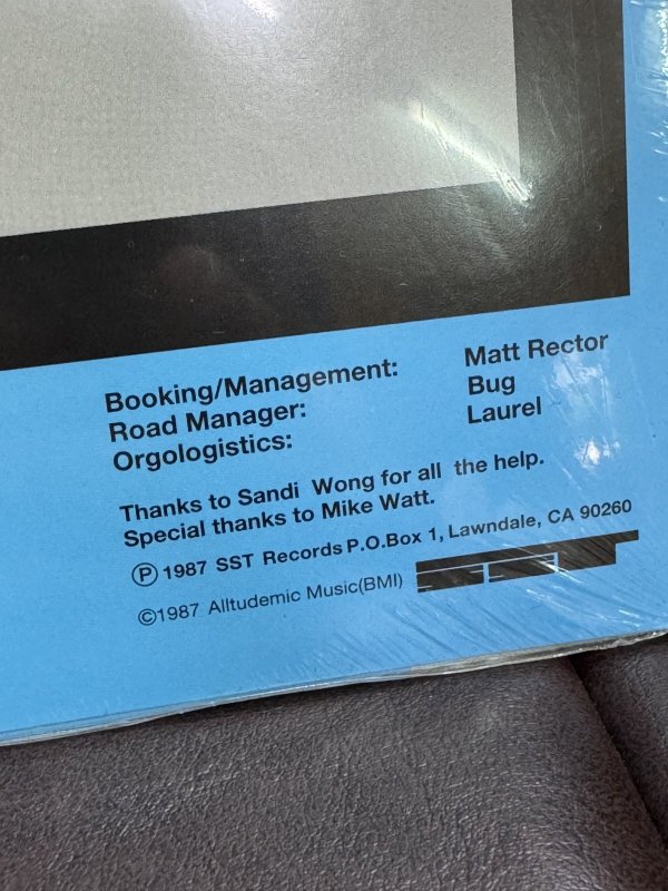 画像8: 5枚のみ限定入荷 DESCENDENTS x ALL 12インチ レコード SST Records Official 新品未開封 (8)