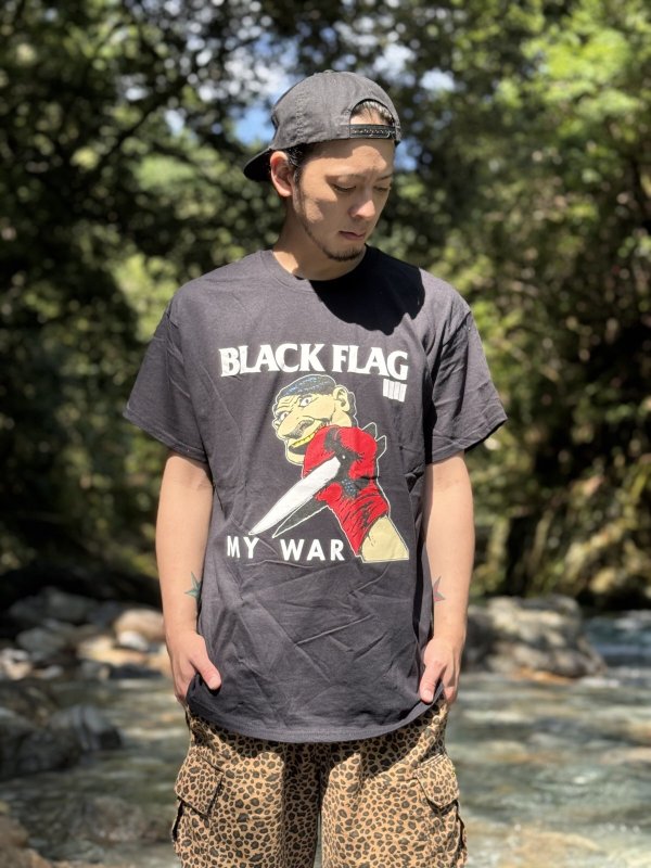 画像3: BLACK FLAG / My War Tシャツ ブラック SST Records Official  (3)