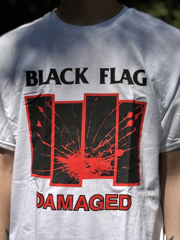 画像3: BLACK FLAG / Damaged Tシャツ ホワイト SST Records Official (3)