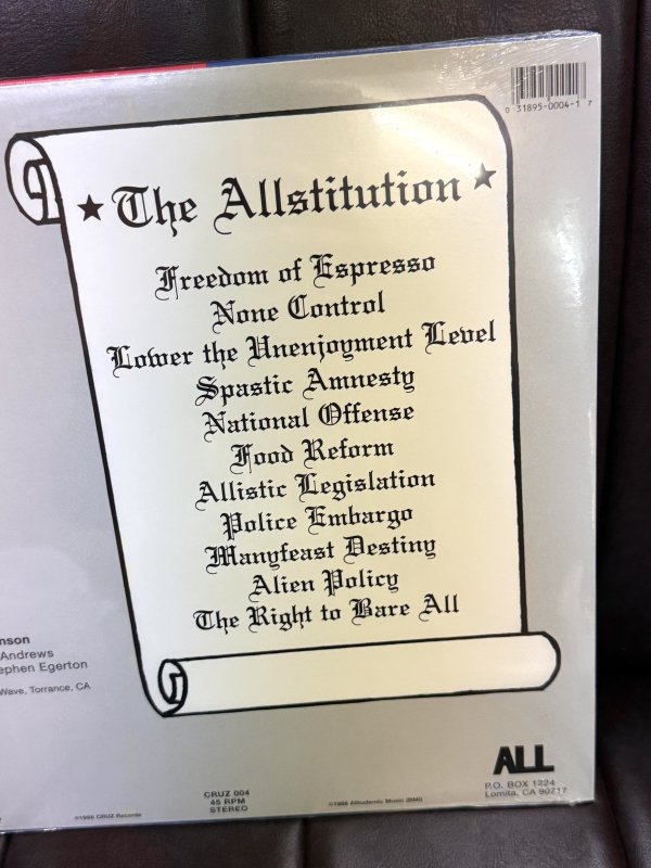 画像6: 5枚のみ限定入荷 ALL / Allroy for Prez 12インチ レコード SST Records Official 新品未開封 (6)