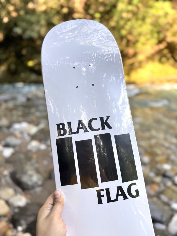 画像7: 送料無料 3枚のみ限定入荷 BLACK FLAG / Bars & Logo スケートボードデッキ  SST Records Official (7)