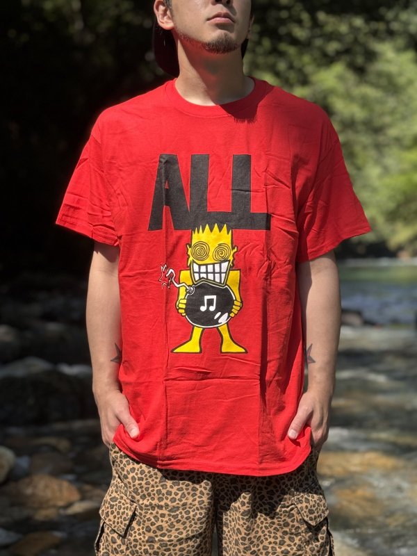 画像6: ALL / Allroy Sez Tシャツ レッド SST Records Official (6)