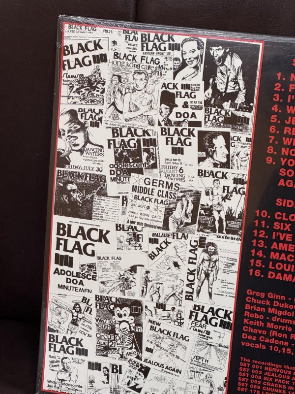 画像8: 5枚のみ限定入荷 BLACK FLAG / The First Four Years 12インチ レコード SST Records Official 新品未開封 (8)