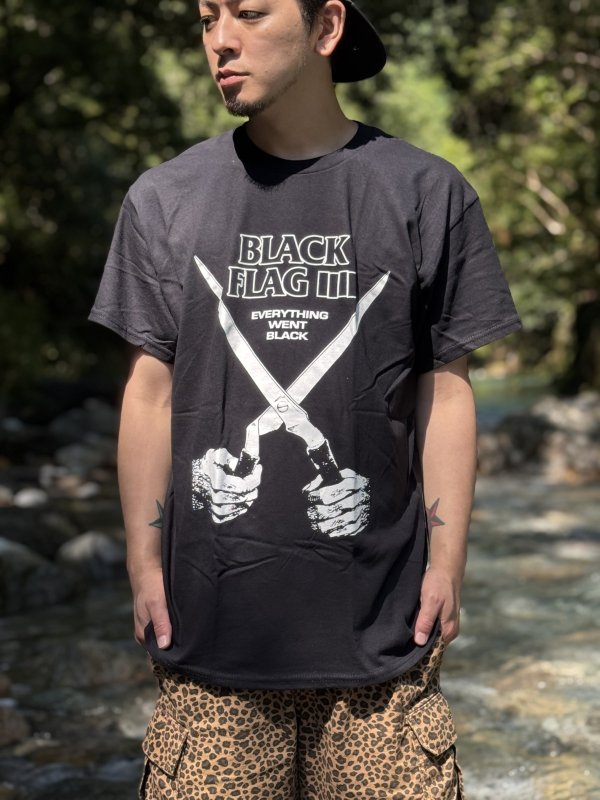 画像6: BLACK FLAG / Everything Went Black Tシャツ ブラック  SST Records Official (6)