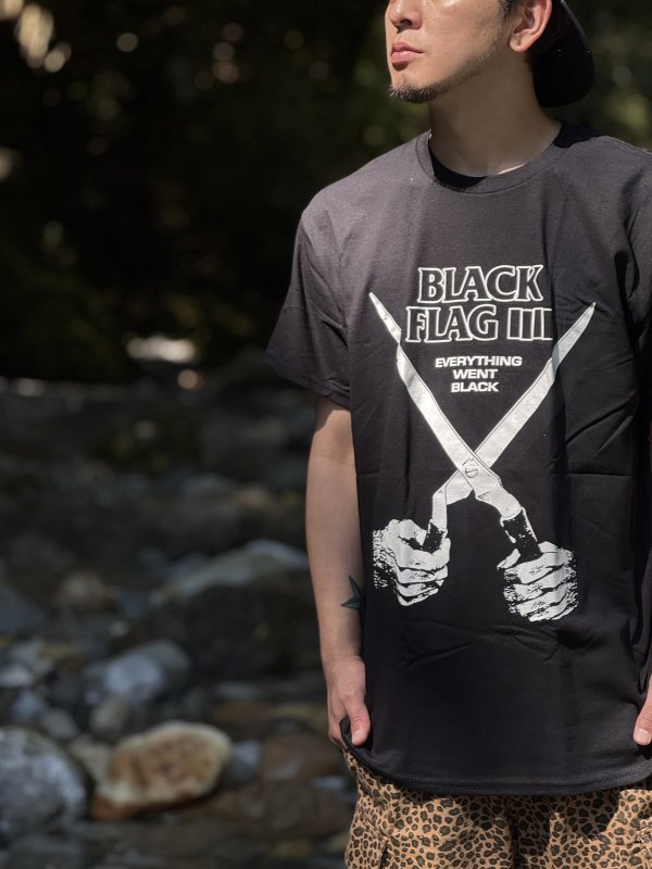画像3: BLACK FLAG / Everything Went Black Tシャツ ブラック  SST Records Official (3)