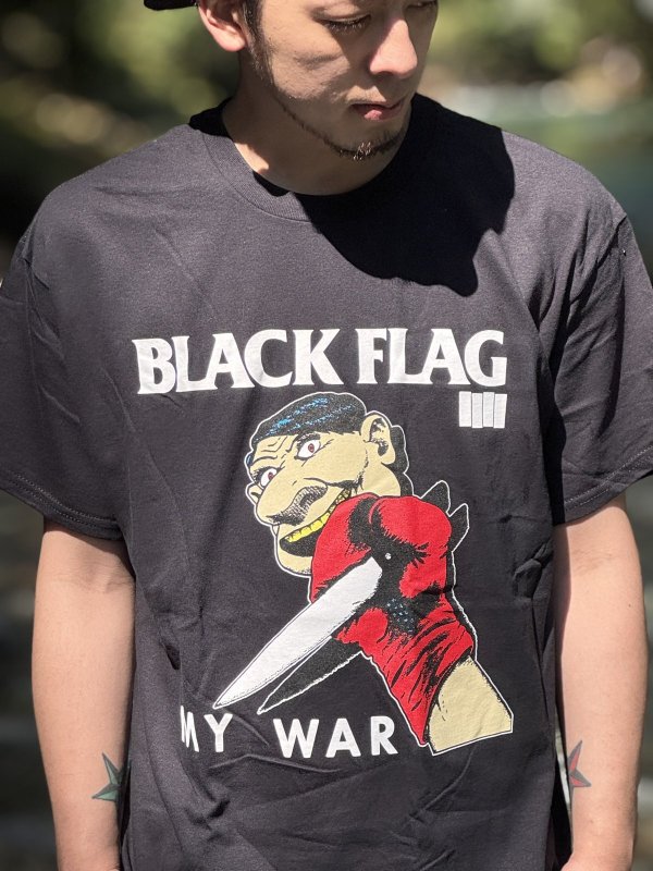 画像2: BLACK FLAG / My War Tシャツ ブラック SST Records Official  (2)