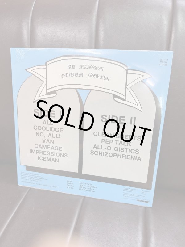 画像4: ラスト1枚でSOLDOUT 訳アリB品60％OFF DESCENDENTS x ALL 12インチ レコード SST Records Official 新品未開封 (4)