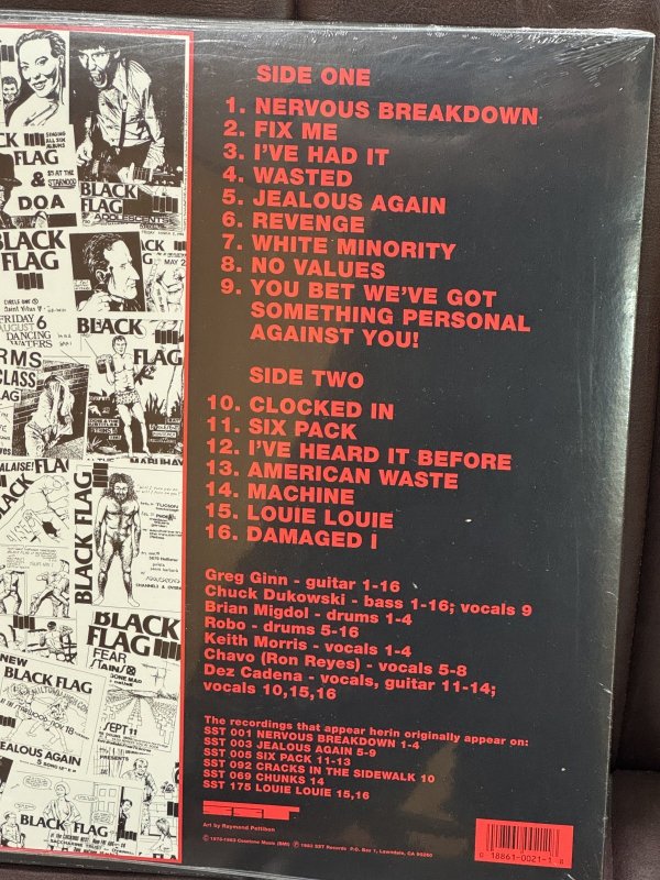 画像7: 5枚のみ限定入荷 BLACK FLAG / The First Four Years 12インチ レコード SST Records Official 新品未開封 (7)