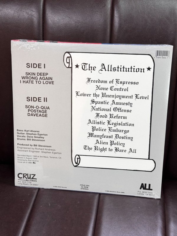 画像4: 5枚のみ限定入荷 ALL / Allroy for Prez 12インチ レコード SST Records Official 新品未開封 (4)