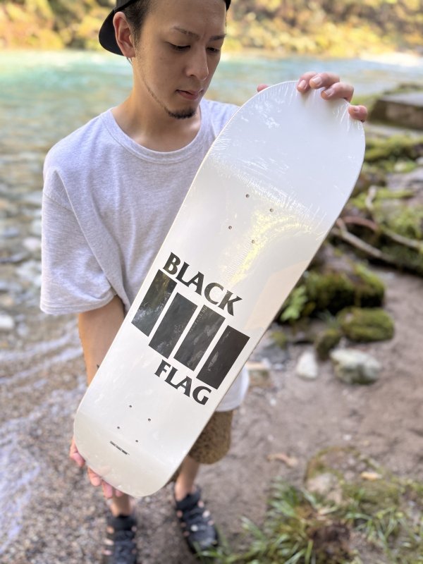 画像4: 送料無料 3枚のみ限定入荷 BLACK FLAG / Bars & Logo スケートボードデッキ  SST Records Official (4)