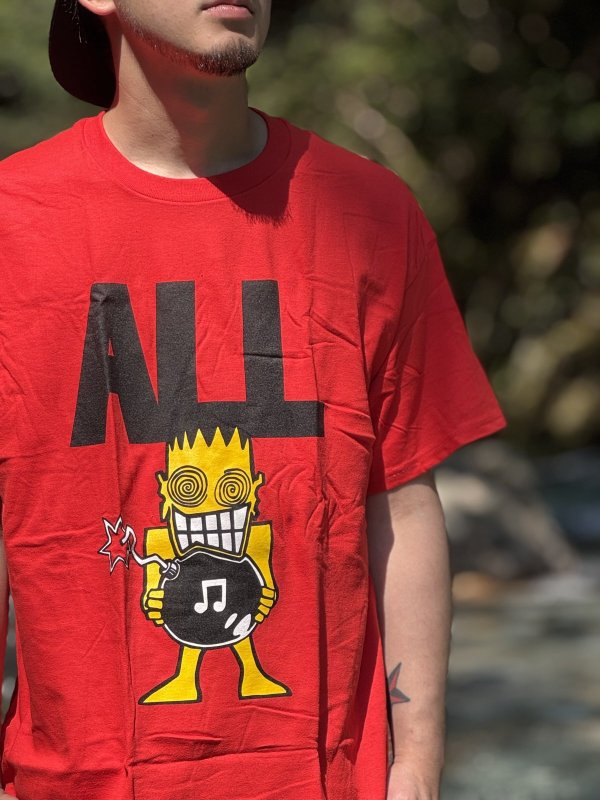 画像2: ALL / Allroy Sez Tシャツ レッド SST Records Official (2)