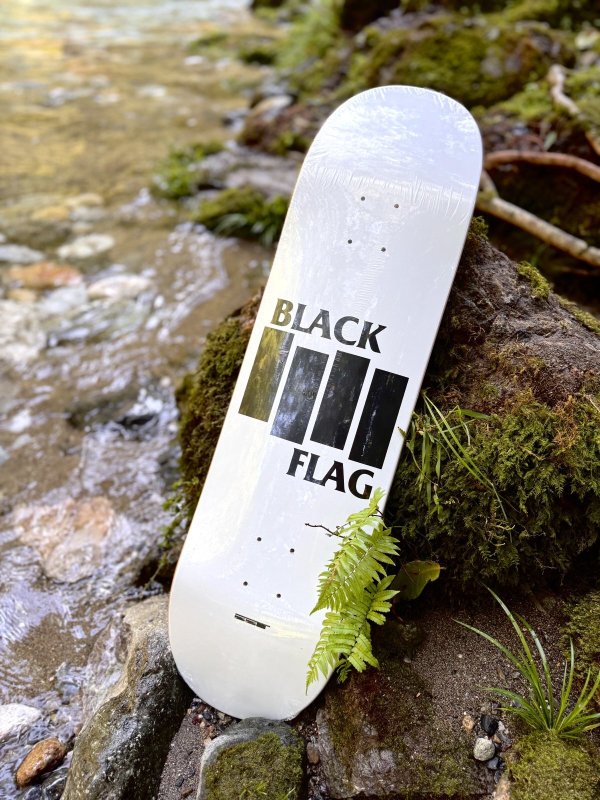 画像3: 送料無料 3枚のみ限定入荷 BLACK FLAG / Bars & Logo スケートボードデッキ  SST Records Official (3)