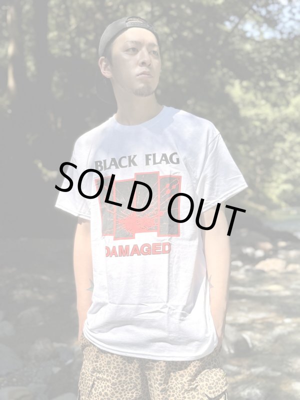 画像2: 1000円OFF Mサイズラスト1枚で終了 BLACK FLAG / Damaged Tシャツ ホワイト SST Records Official (2)