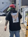画像2: 送料無料 MORE FUCK / Opie Owl ポケットTシャツ ブラック (2)