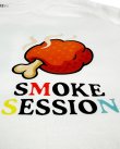 画像6: minos / SMOKE SESSION Tシャツ ホワイト (6)