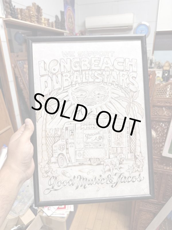 画像10: ラスト1枚でSOLDOUT LONG BEACH DUB ALLSTARS / Taco Truck アートプリントポスター B2(728mmｘ515mm) (10)