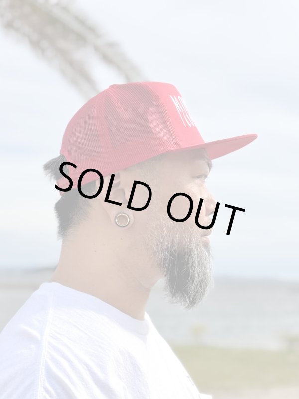 画像5: 送料無料 ラスト1枚で終了 MORE FUCK / More Fuk メッシュスナップバックキャップ レッド (5)