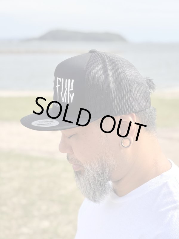 画像5: 送料無料 残り2枚で終了 MORE FUCK / MORE FUK メッシュスナップバックキャップ ブラック (5)