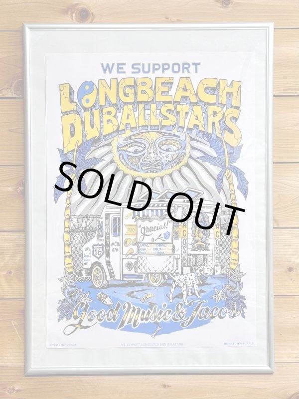 画像4: ラスト1枚でSOLDOUT LONG BEACH DUB ALLSTARS / Taco Truck アートプリントポスター B2(728mmｘ515mm) (4)