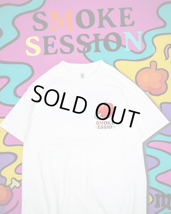 画像3: minos / SMOKE SESSION Tシャツ ホワイト (3)