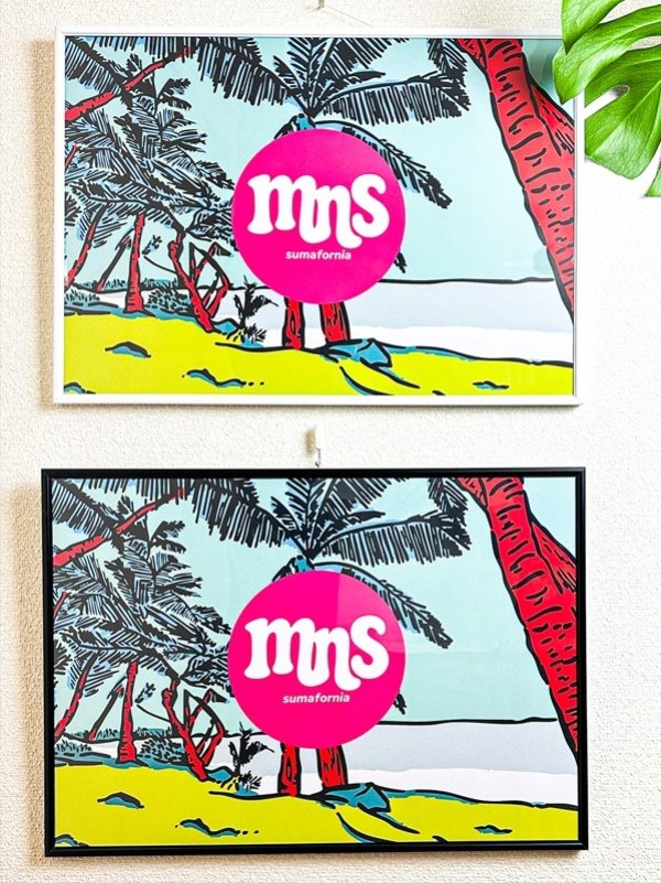画像2: 送料無料 1枚限定再入荷 minos / THE SUMAFORNIA ART POSTER  A2(594mmx420mm） (2)