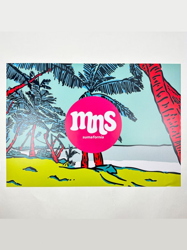 画像3: 送料無料 1枚限定再入荷 minos / THE SUMAFORNIA ART POSTER  A2(594mmx420mm） (3)