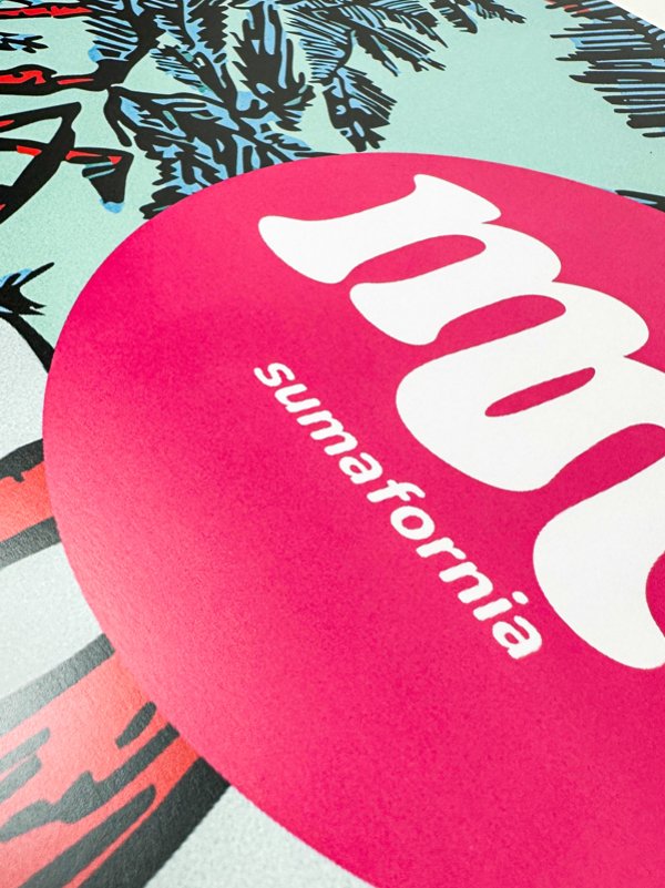 画像5: 送料無料 1枚限定再入荷 minos / THE SUMAFORNIA ART POSTER  A2(594mmx420mm） (5)