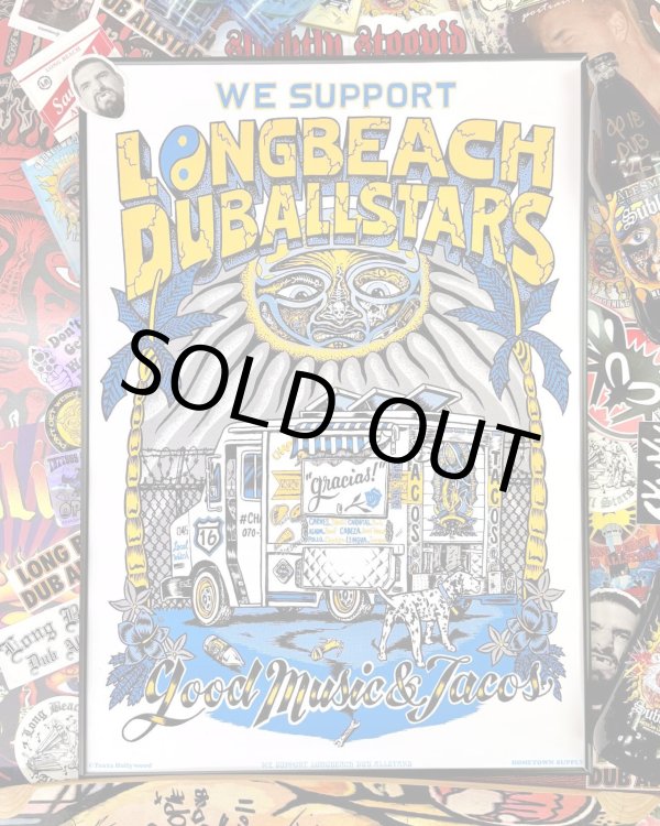 画像1: ラスト1枚でSOLDOUT LONG BEACH DUB ALLSTARS / Taco Truck アートプリントポスター B2(728mmｘ515mm) (1)
