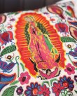 画像6: 送料無料 ESTRELLA STANDARD / GUATEMALA  ALL刺繍 グアダルーペ カラーリリー クッションカバー&ヌードクッションセット ホワイト (6)