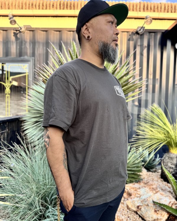 画像8: TARGET DESIGN WORKS x BALL&CHAIN / コラボTシャツ インクブラック (8)