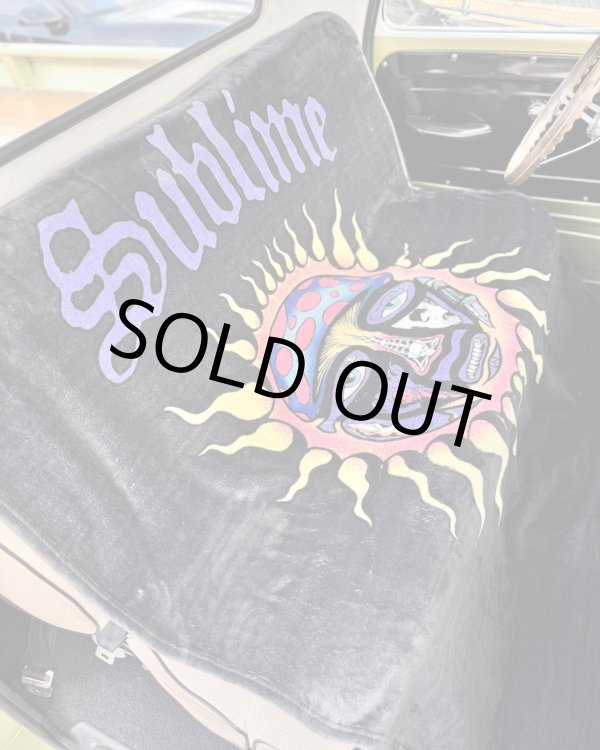 画像2: 人気の為再入荷 送料無料 SUBLIME x SLOWTIDE / 40oz Sun フリース 毛布 ブランケット (2)