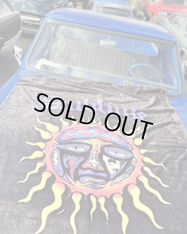画像3: 人気の為再入荷 送料無料 SUBLIME x SLOWTIDE / 40oz Sun フリース 毛布 ブランケット (3)