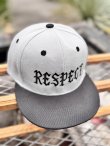画像6: FUCKIN' MELLOW / RESPECT Artwork by WACKY  スナップバックキャップ グレー/ブラック (6)