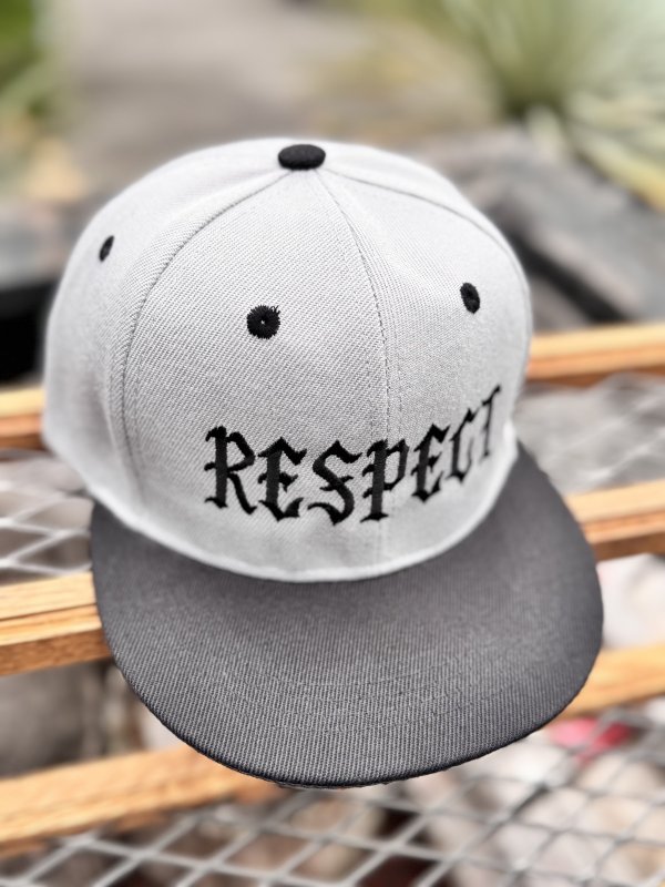 画像6: FUCKIN' MELLOW / RESPECT Artwork by WACKY  スナップバックキャップ グレー/ブラック (6)