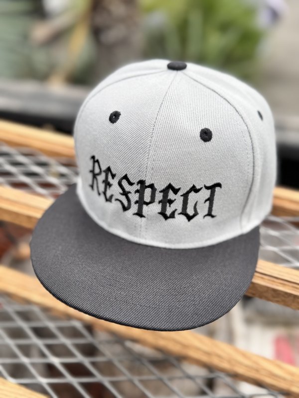 画像5: FUCKIN' MELLOW / RESPECT Artwork by WACKY  スナップバックキャップ グレー/ブラック (5)