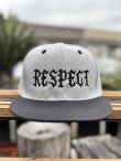 画像3: FUCKIN' MELLOW / RESPECT Artwork by WACKY  スナップバックキャップ グレー/ブラック (3)