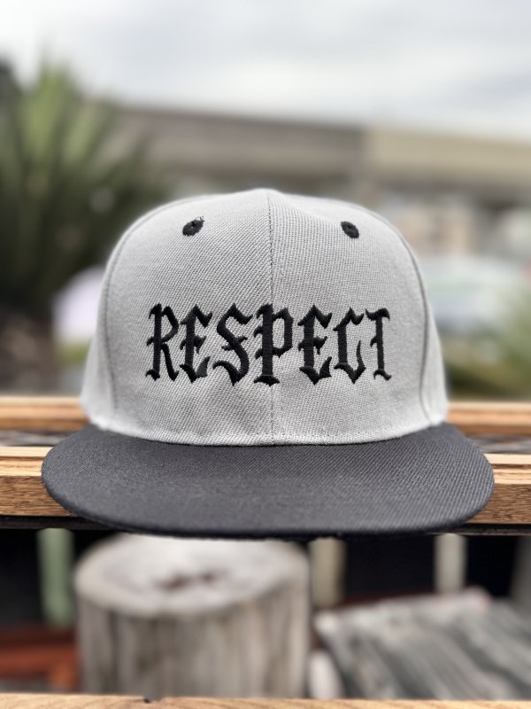 画像3: FUCKIN' MELLOW / RESPECT Artwork by WACKY  スナップバックキャップ グレー/ブラック (3)