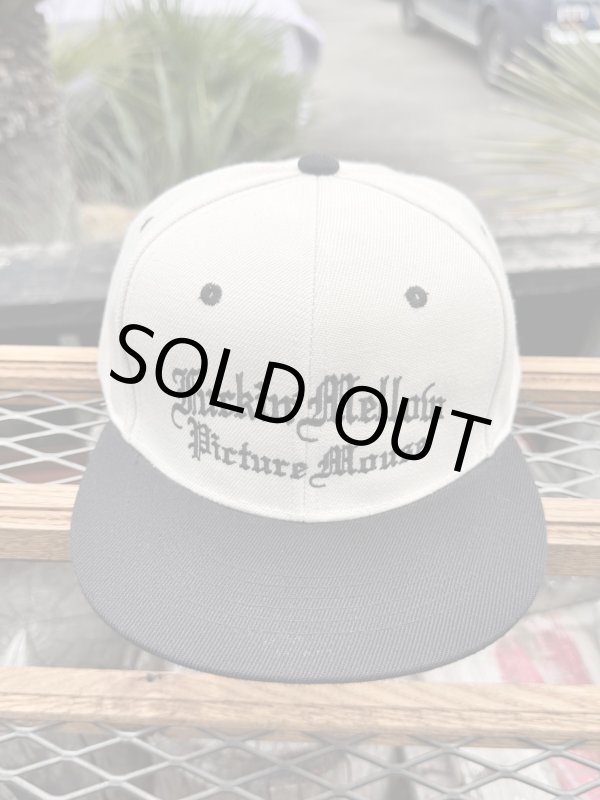 画像2: FUCKIN' MELLOW CLOTHING x PICTURE MOUSE / スナップバックキャップ カーキ/ブラック (2)