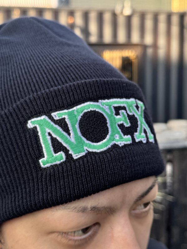 画像3: 送料無料 ラスト2枚でSOLDOUT NOFX / Lime ロゴ ニットキャップ (3)